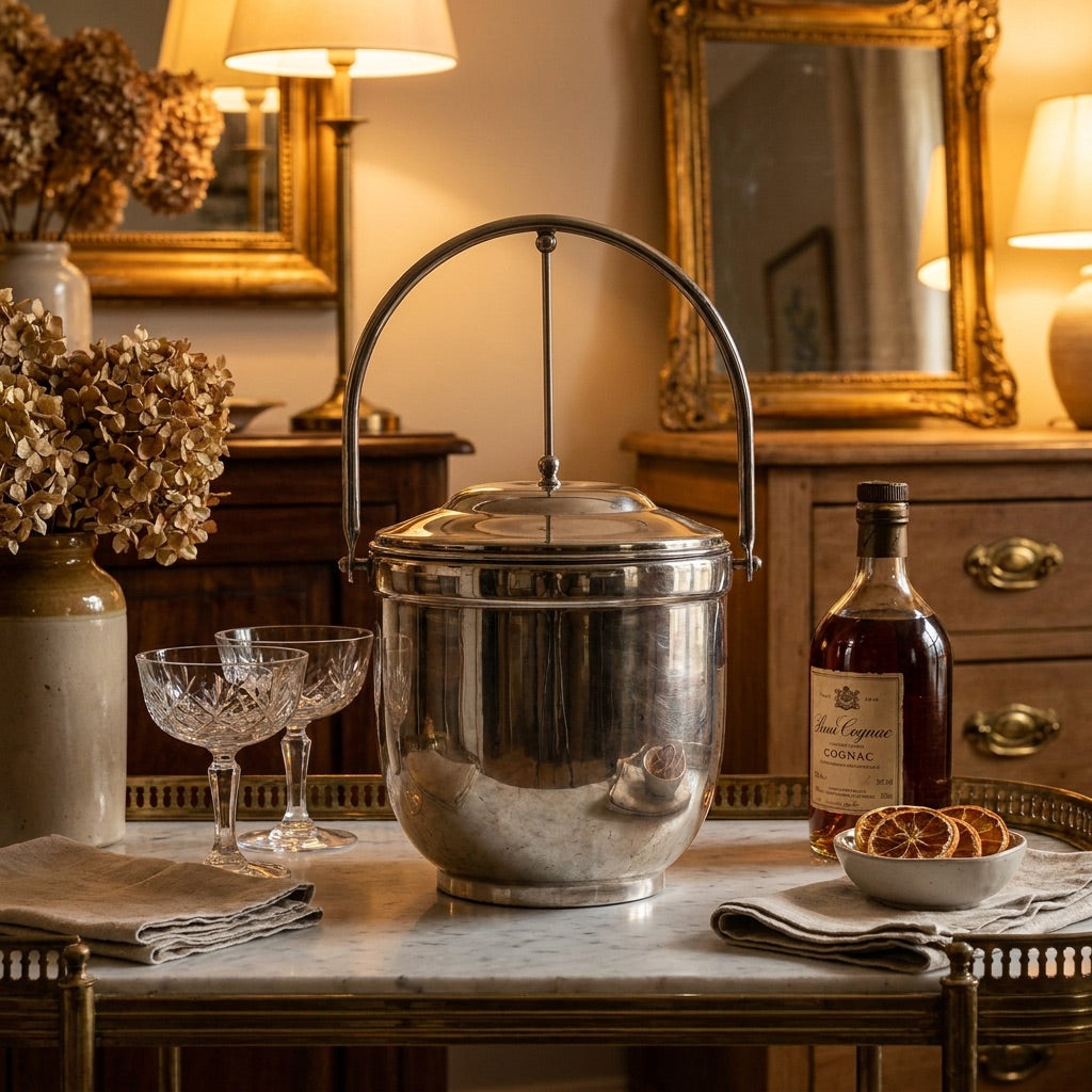 Vintage Silver Ice Bucket