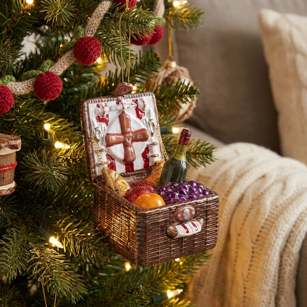 Picnic Basket Ornament
