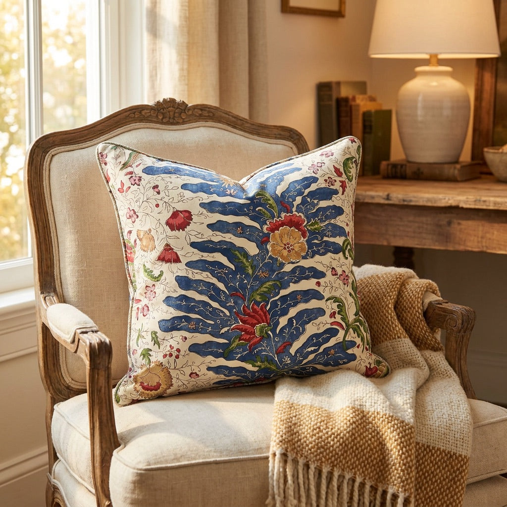 Riviere Blue Pillow
