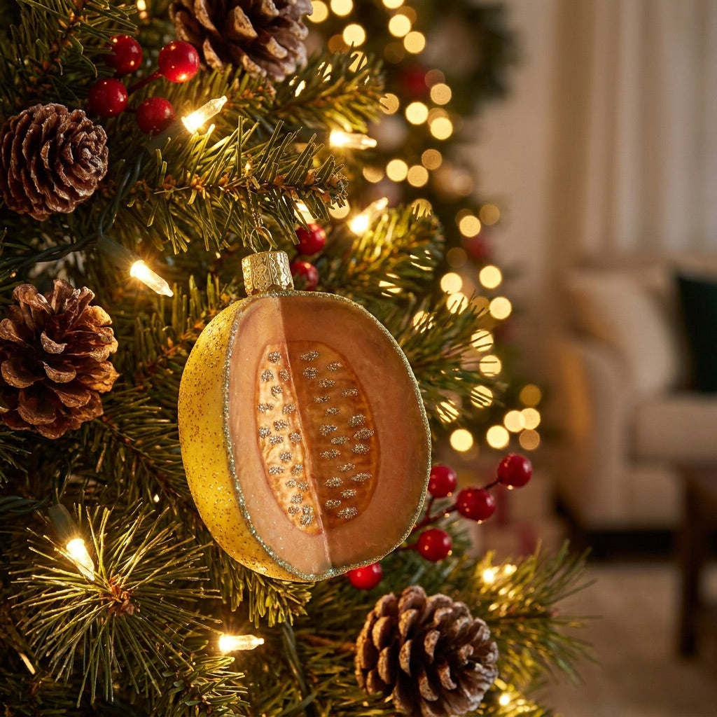 Cantalope Ornament