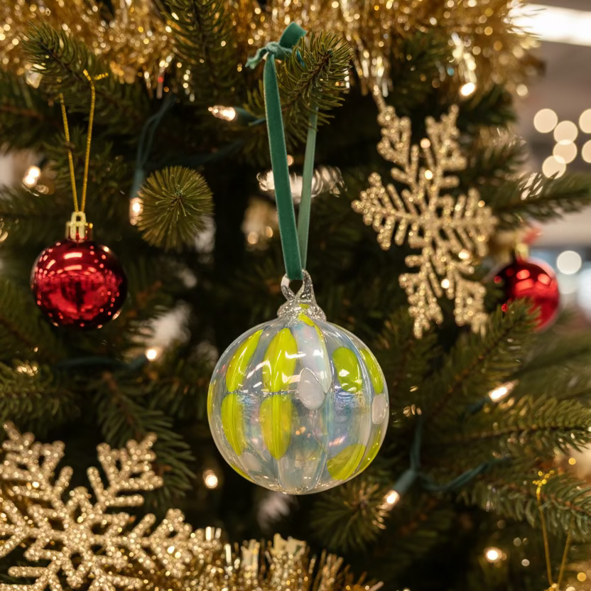 Buttercup Glass Ornament