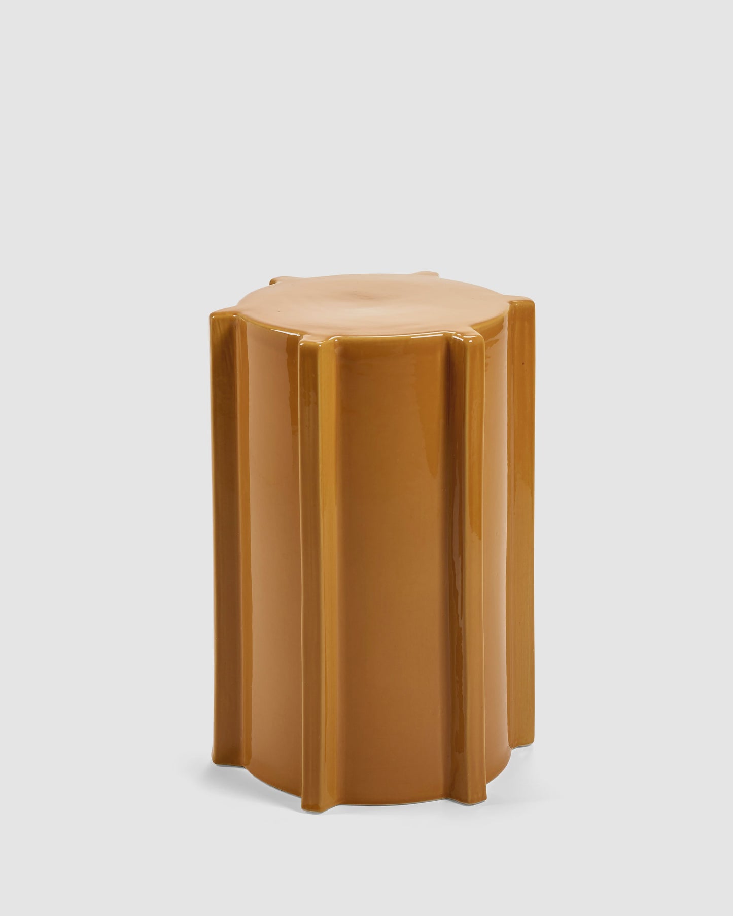 Geometrical Pawn Ceramic Side Table