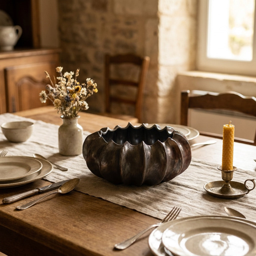 Ceramic Cockled Pot