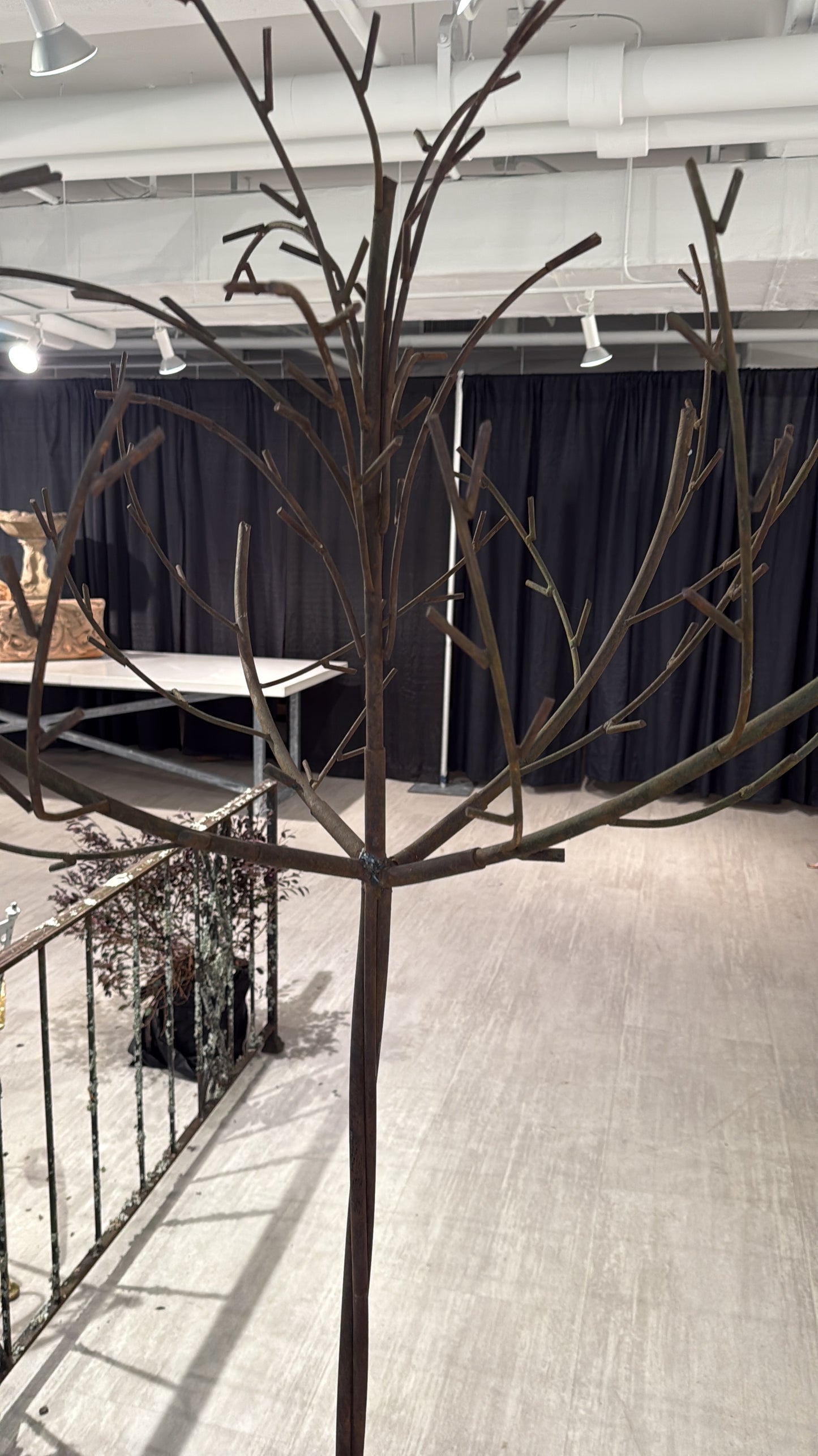 Vintage Metal Tree Sculpture