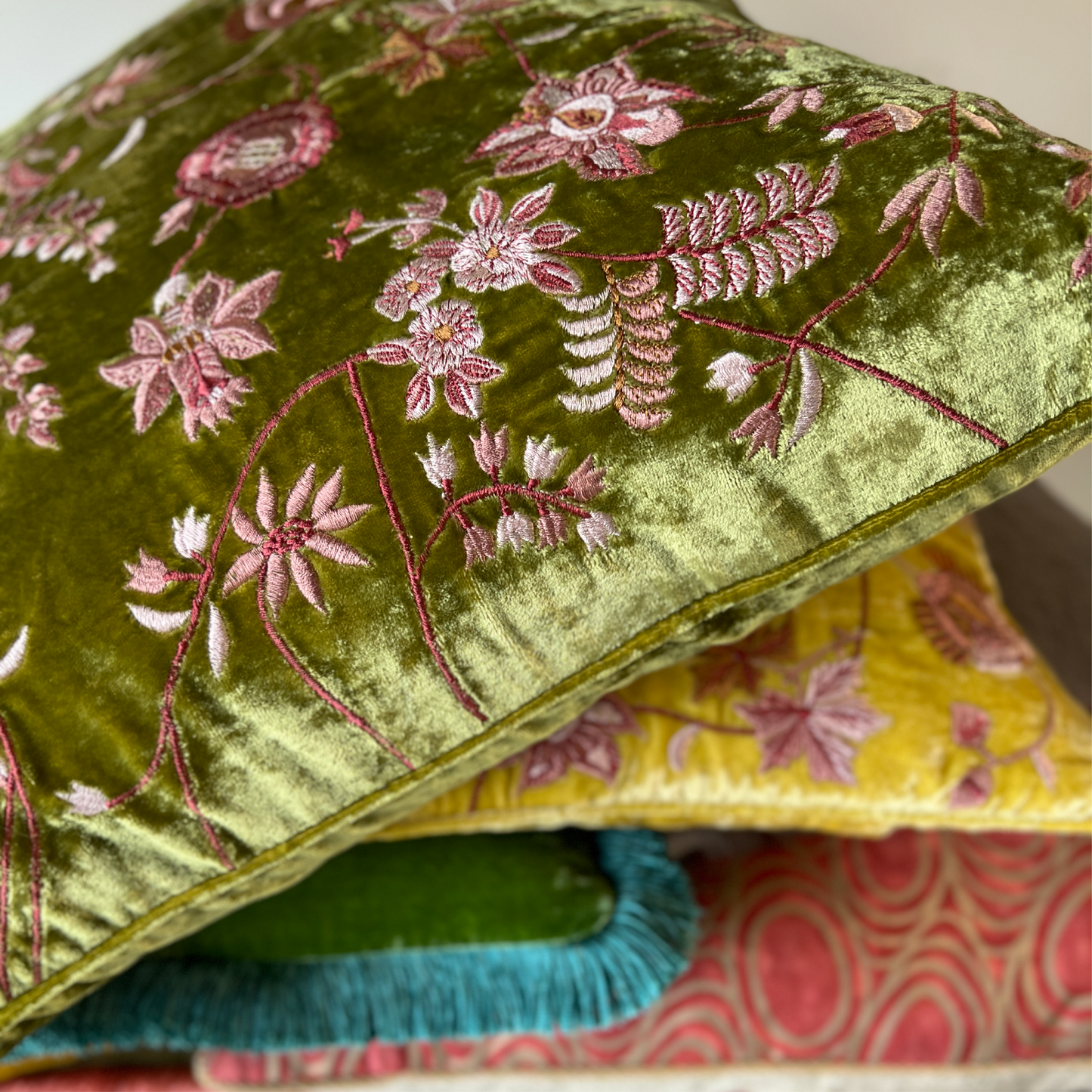 Madame Bovary Embroidered Pillows