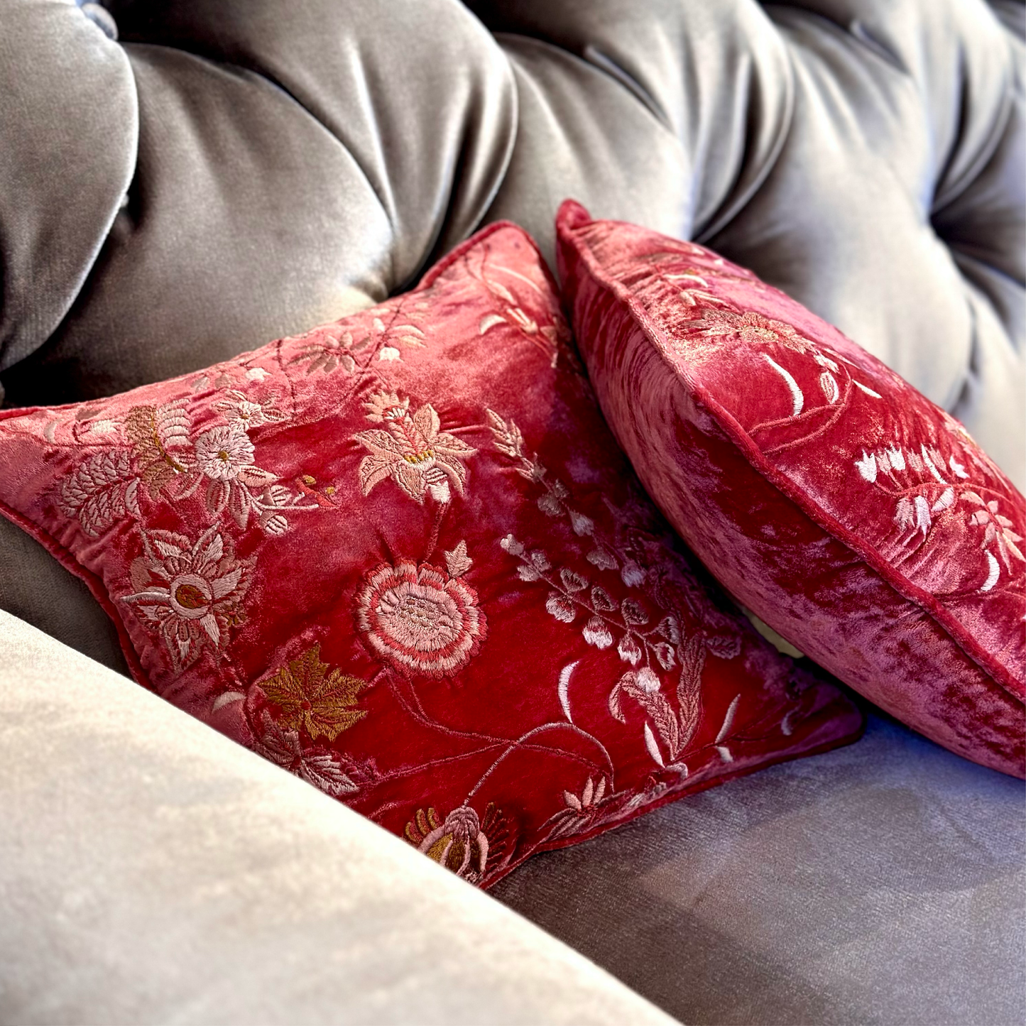 Madame Bovary Embroidered Pillows