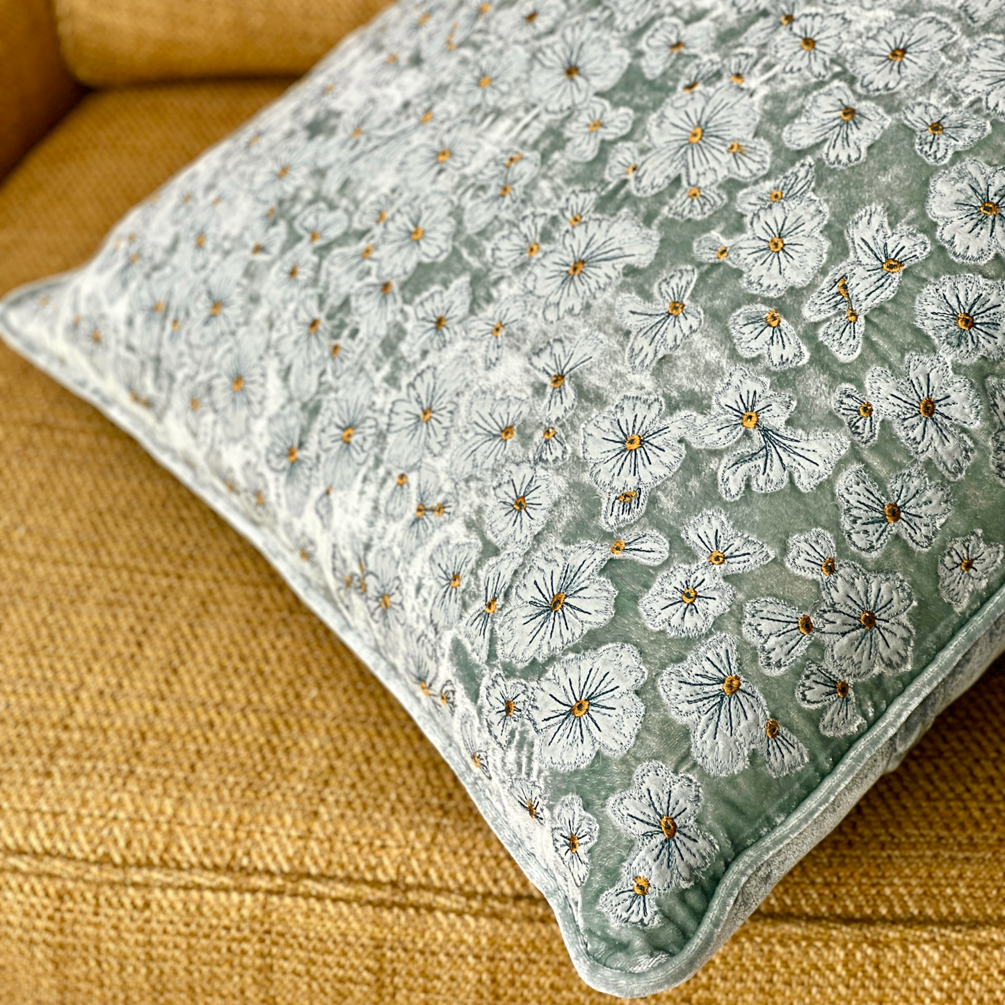 Louisa Embroidered Pillow