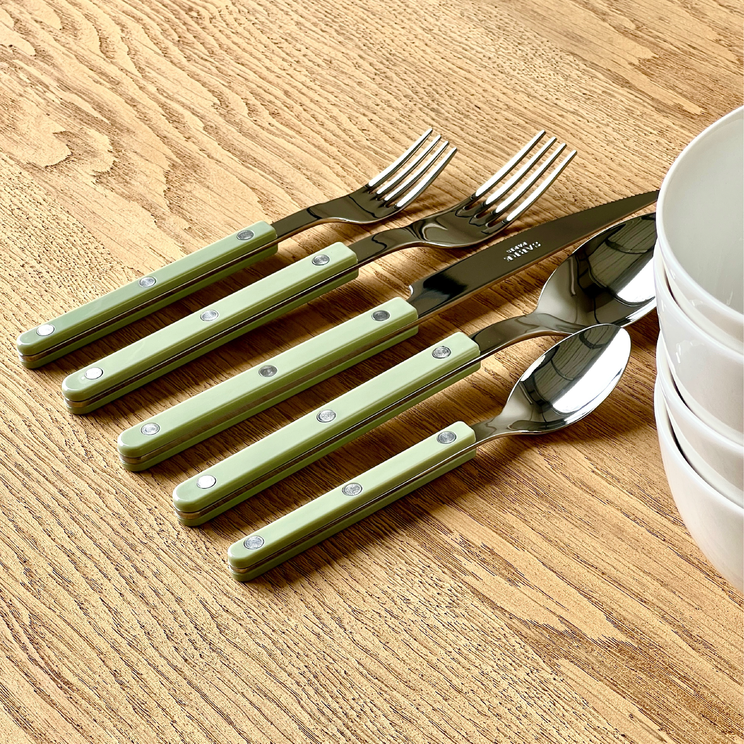 Bistrot Verdant 5-Piece Flatware Sets