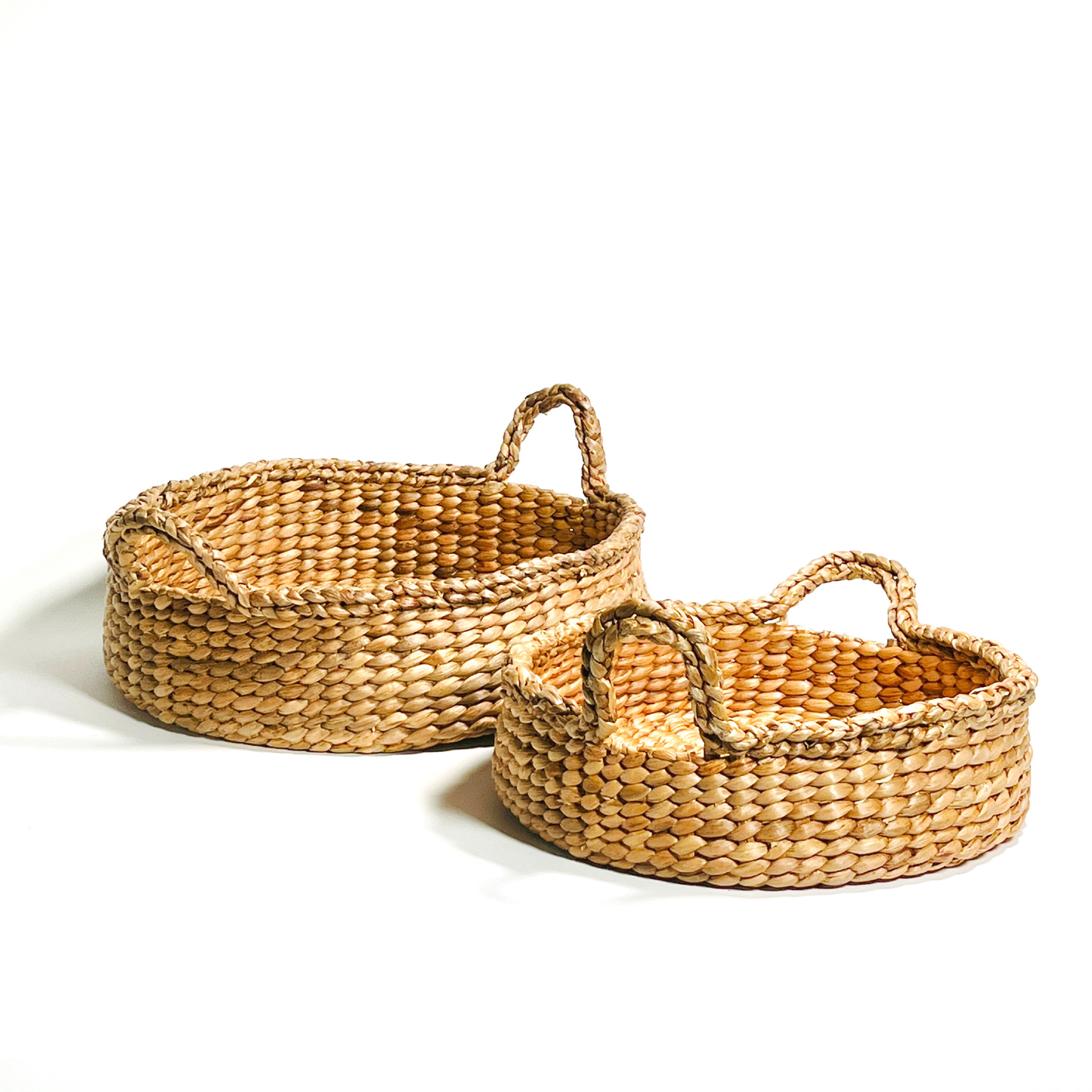 Braided Water Hyacinth Baskets