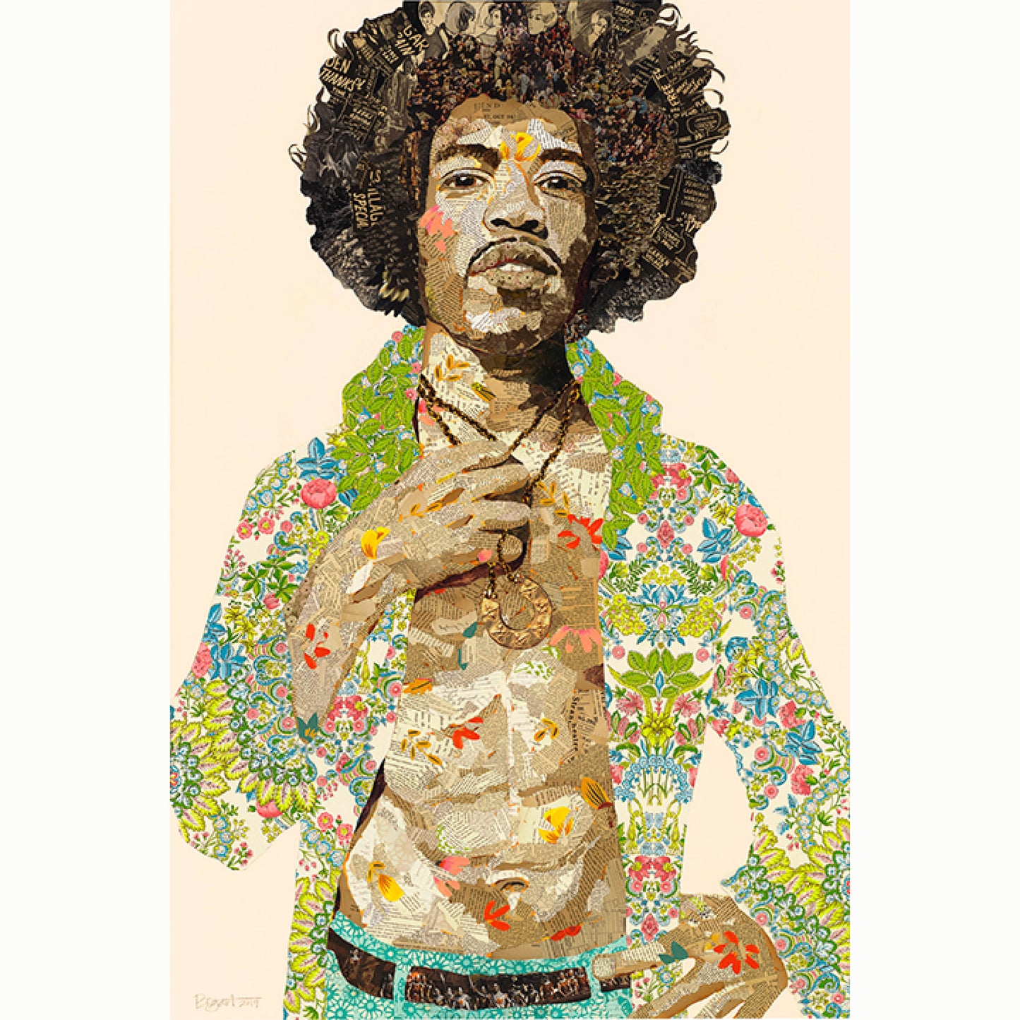 Jimi by Brenda Bogart, Archival Print