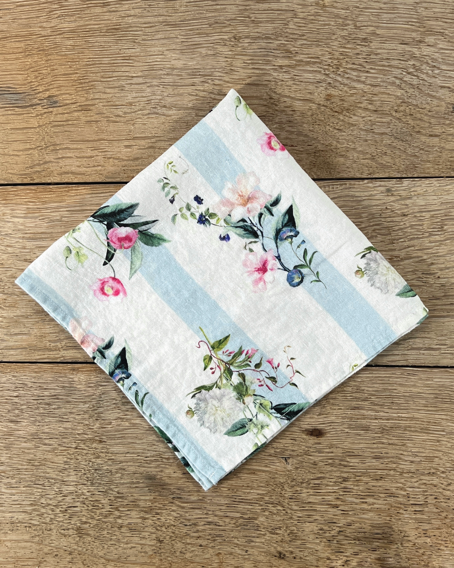 Flora Stripe Table Linen Collection