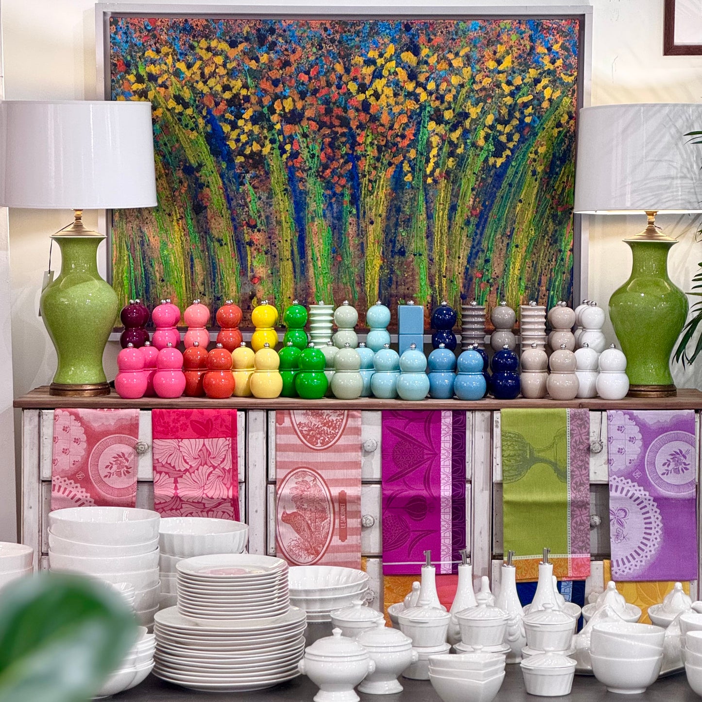 Lacquer Chubby Salt or Pepper Mills