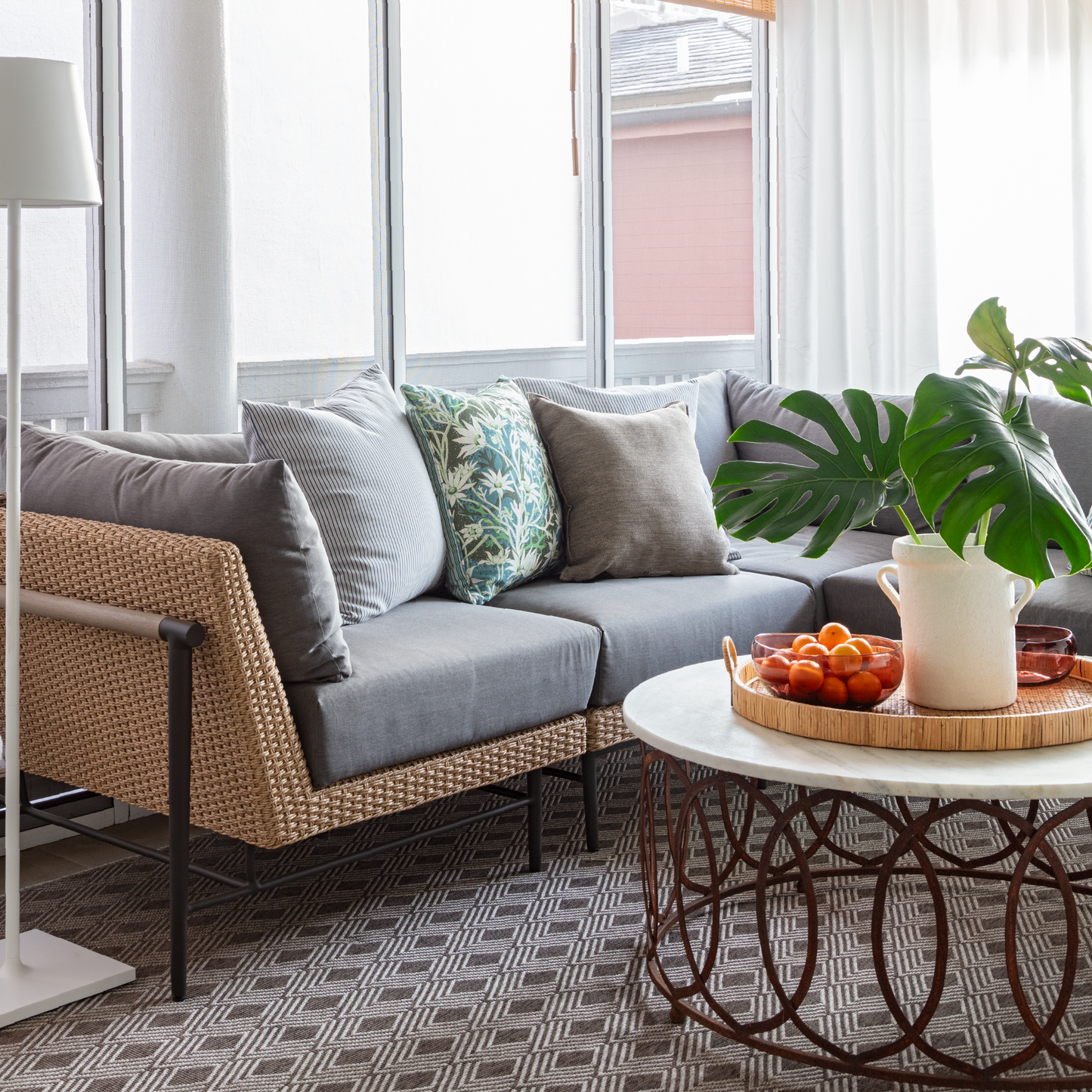 George Town Rattan Trays