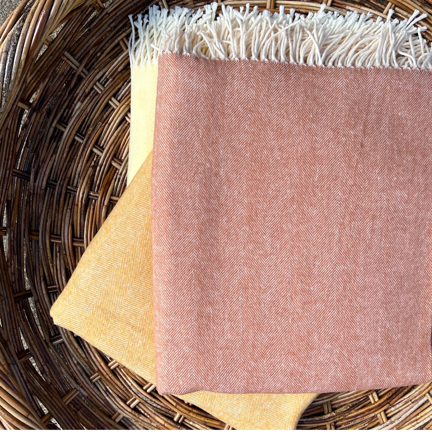 Italian Herringbone Throw Collection