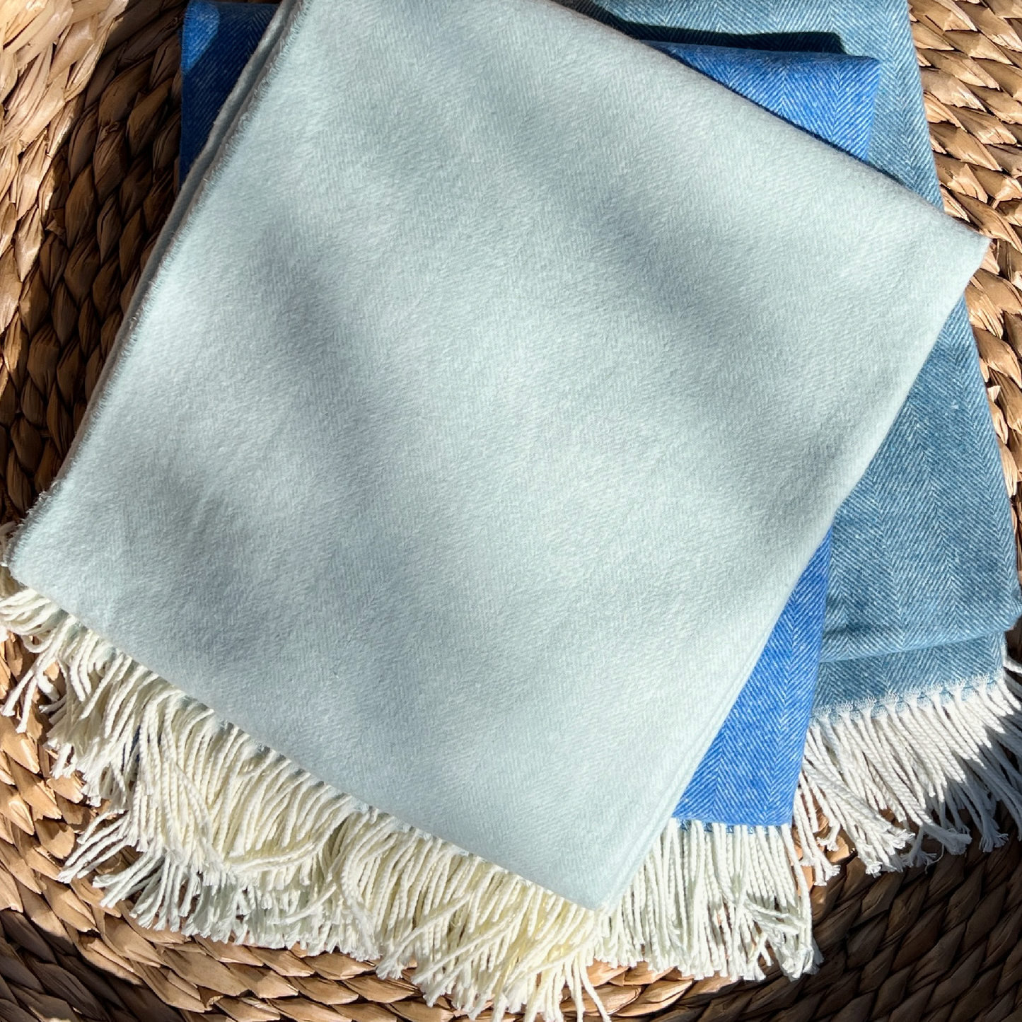 Italian Herringbone Throw Collection