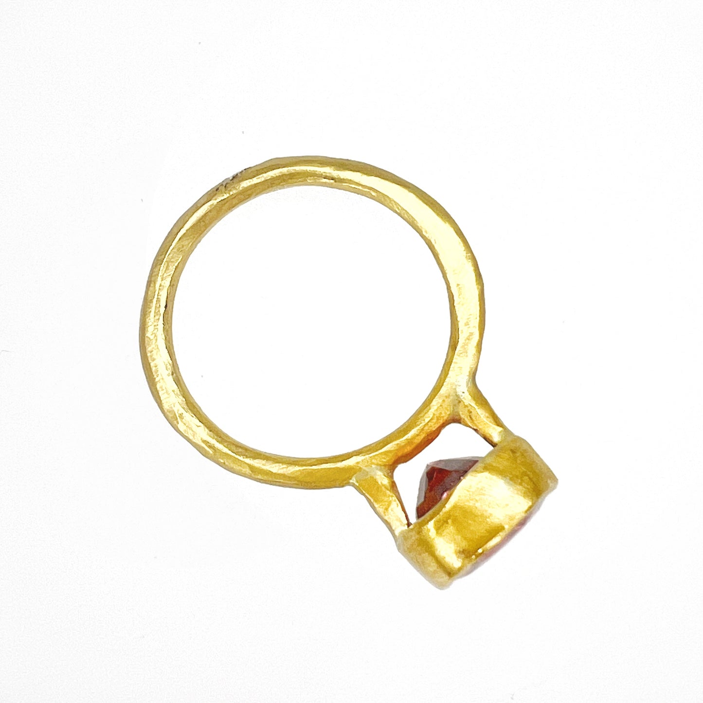 Oval Pink Tourmaline Ring