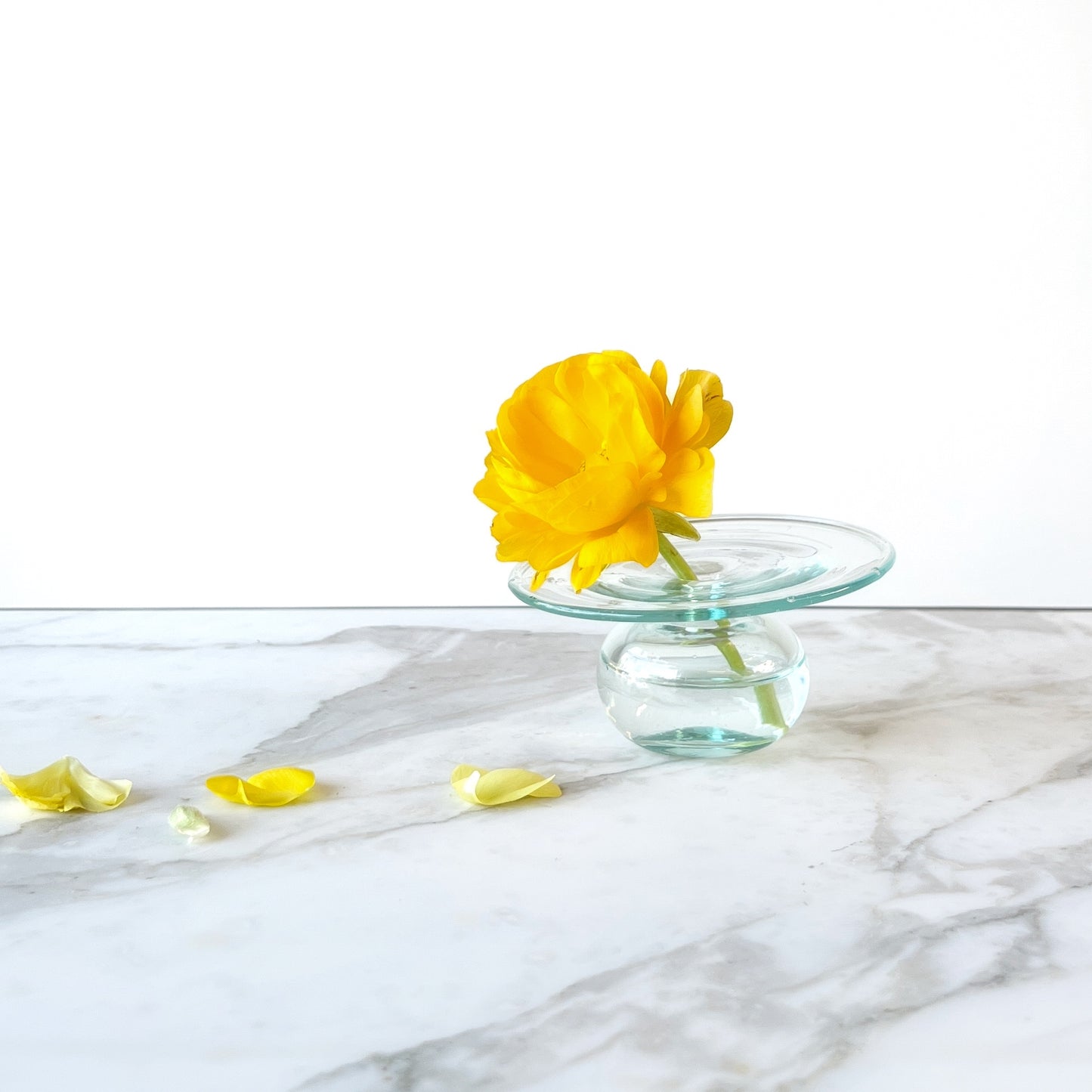 Parisian Hand Blown Glass CD Vases