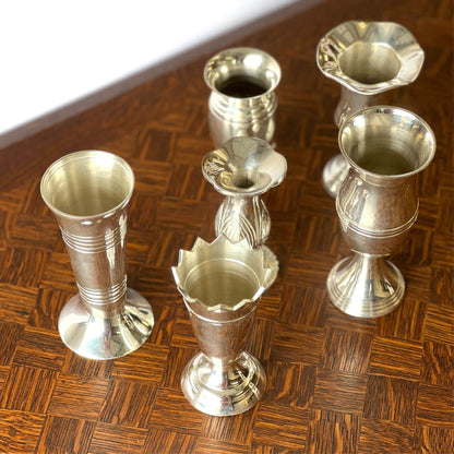 Collection of Queen Anne's Silver Vases