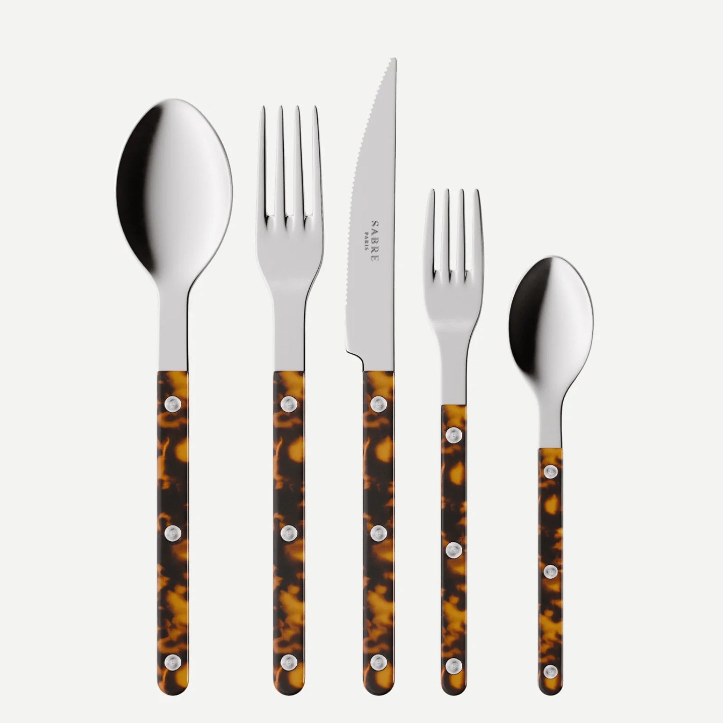 Bistrot Tortoise 5-Piece Flatware Set