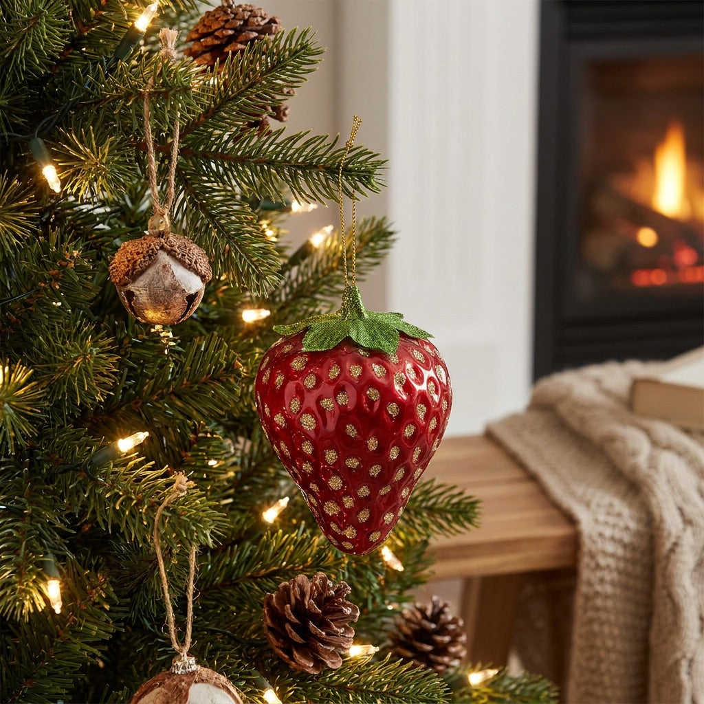 Fresh Strawberry Ornament
