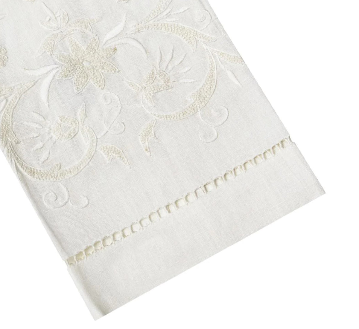 Linen Embroidered Hand Towel