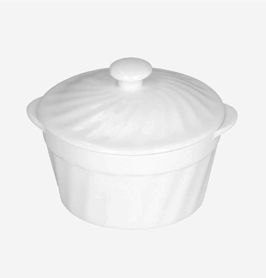 Ribbed Ramequin with Lid