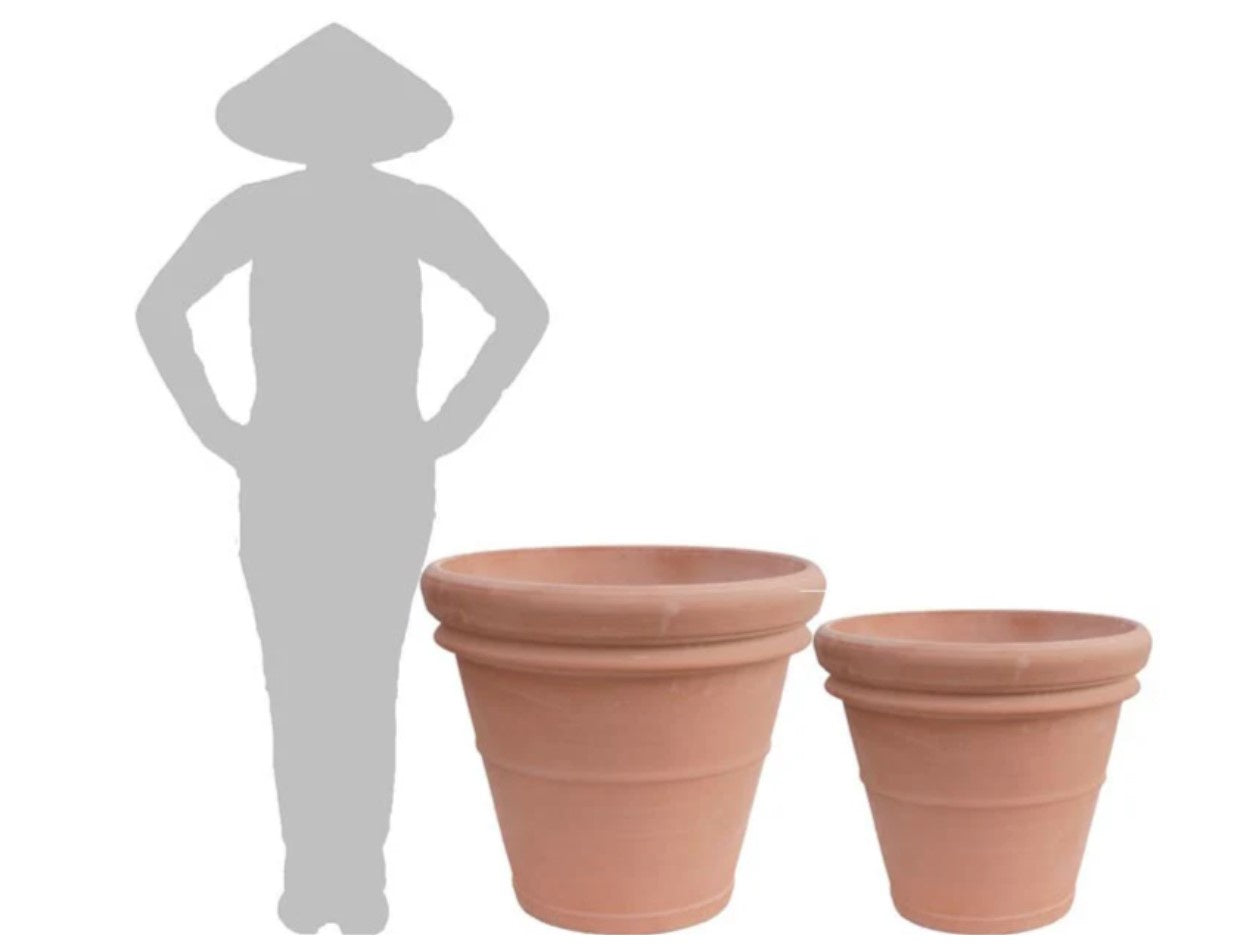 Rolled Rim Italian Planter