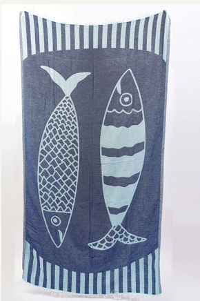 Novelty Fish Turkish Towel