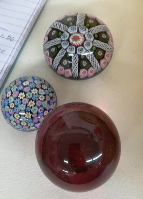 Assorted Glass Paperweight