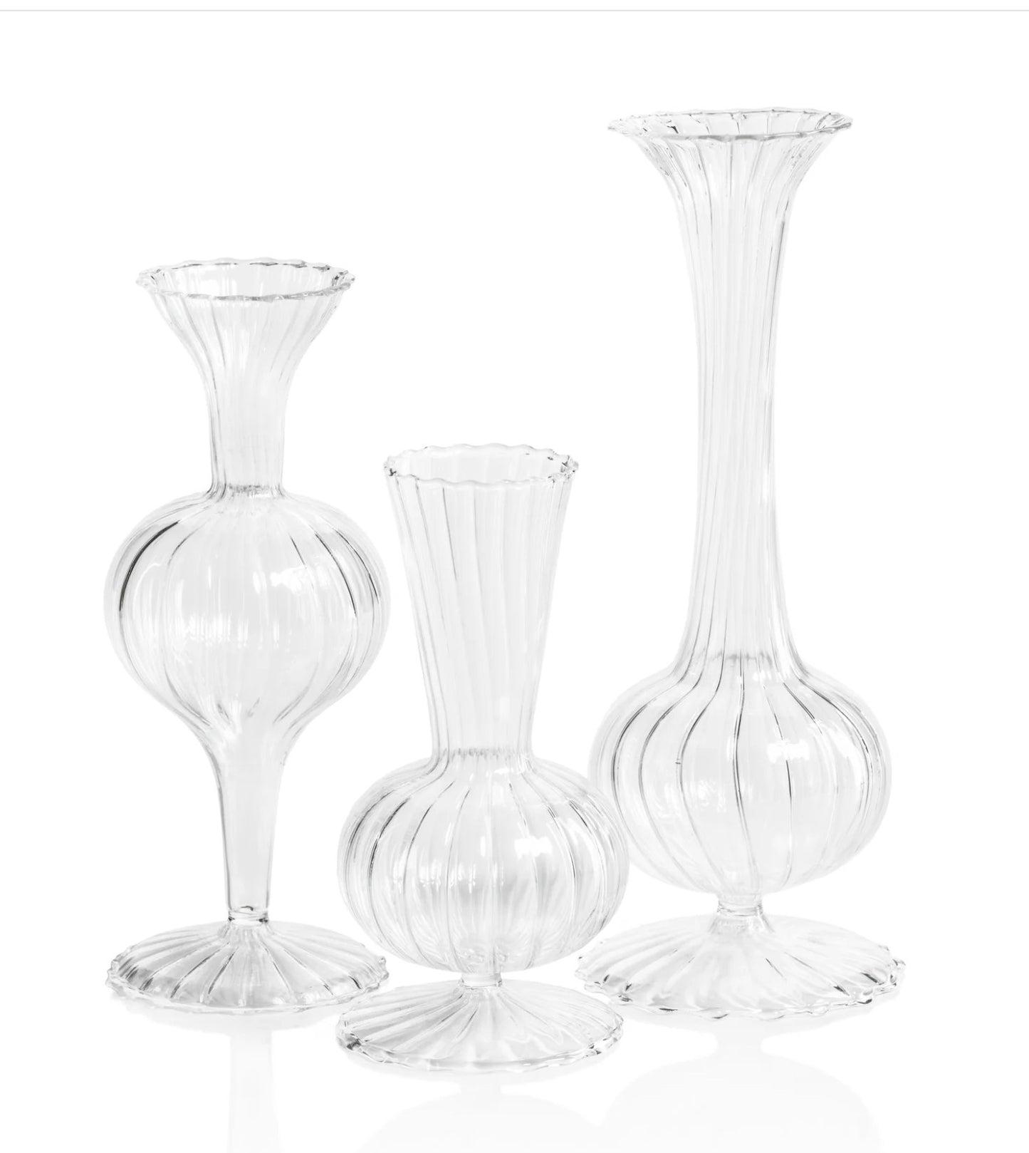 Glass Optic Vase