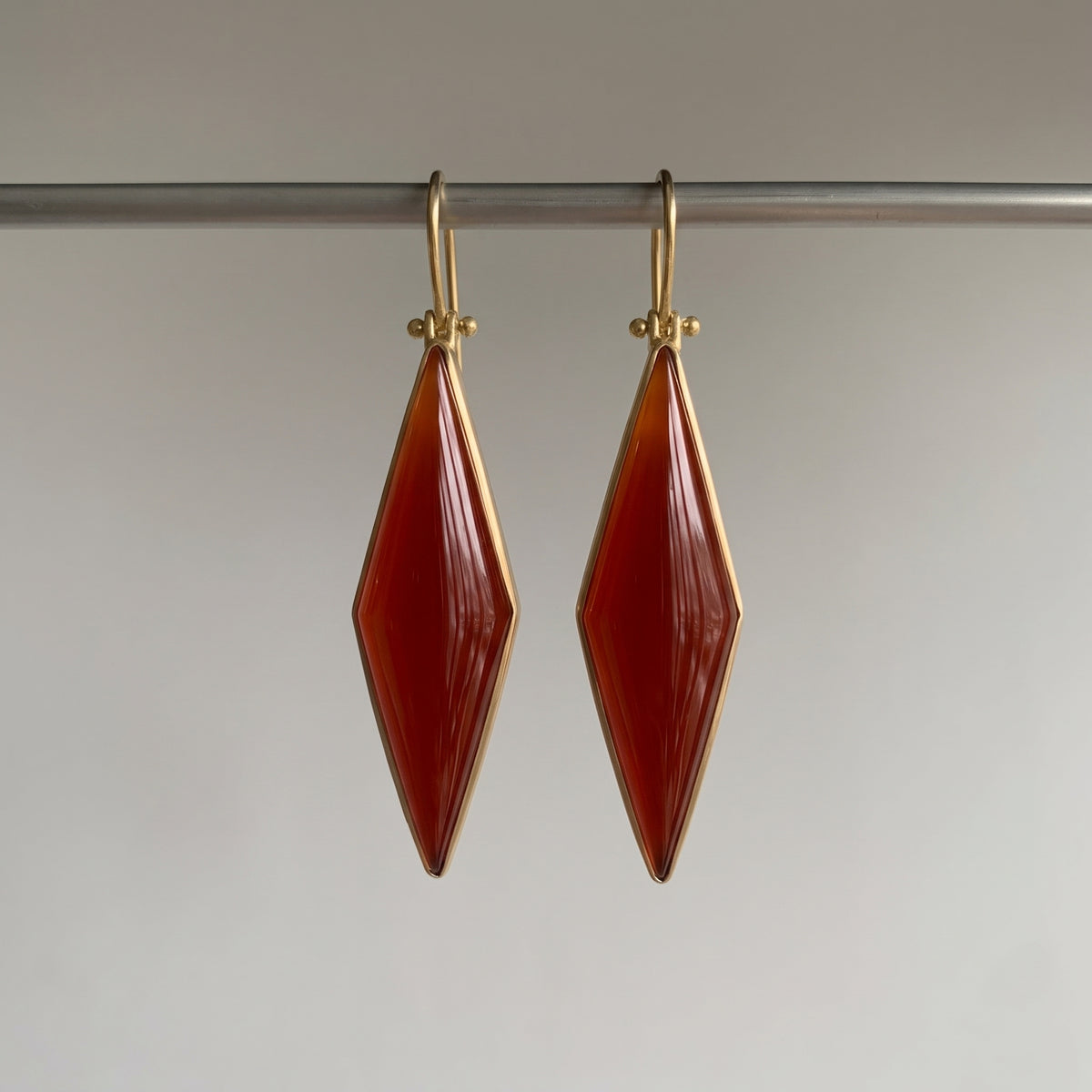 Carnelian Kite Earrings