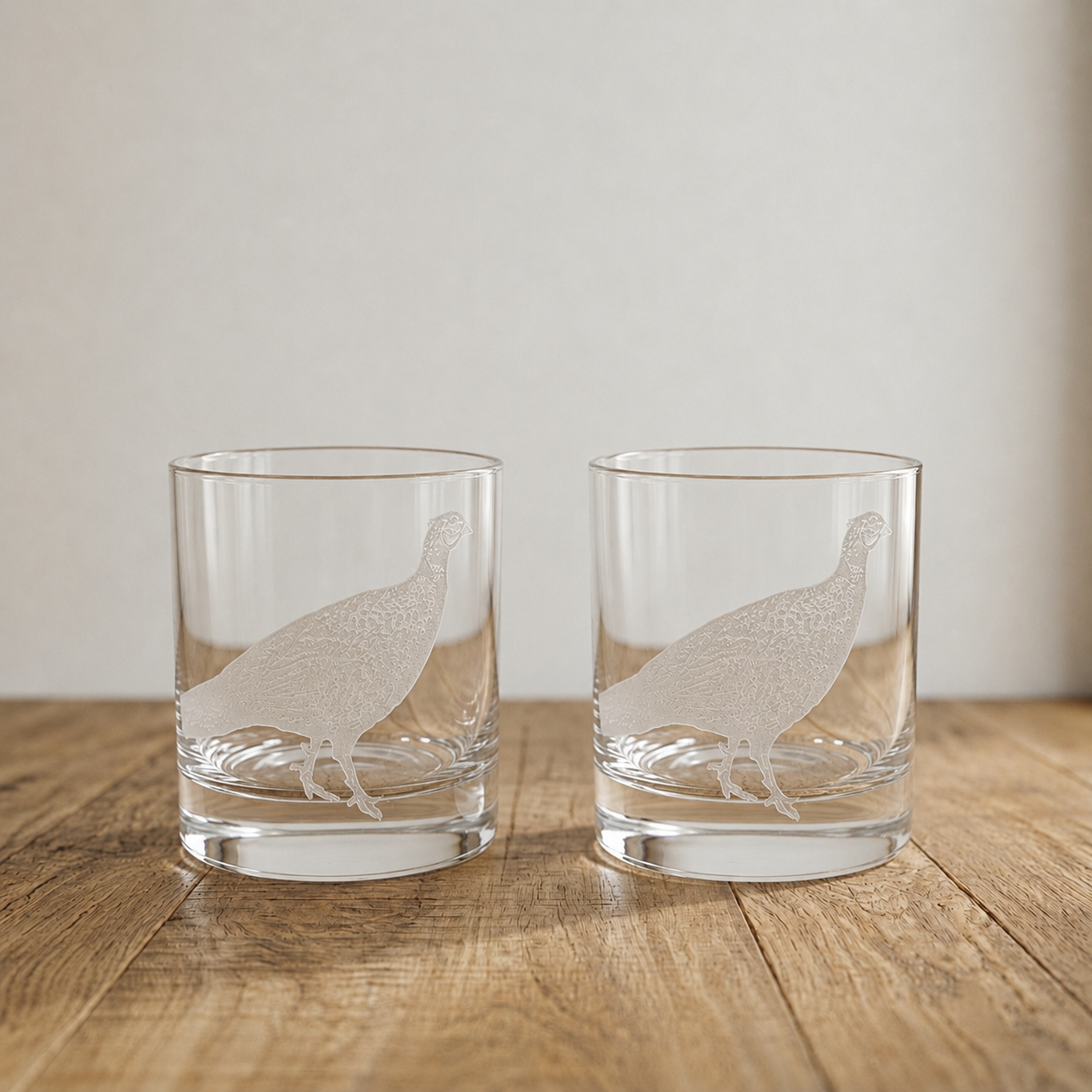 Drink Glasses - set of 2 - various designs.