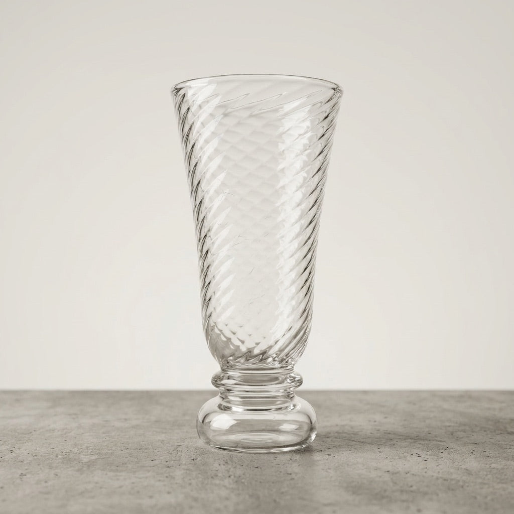 Spiraled Trellis Glass