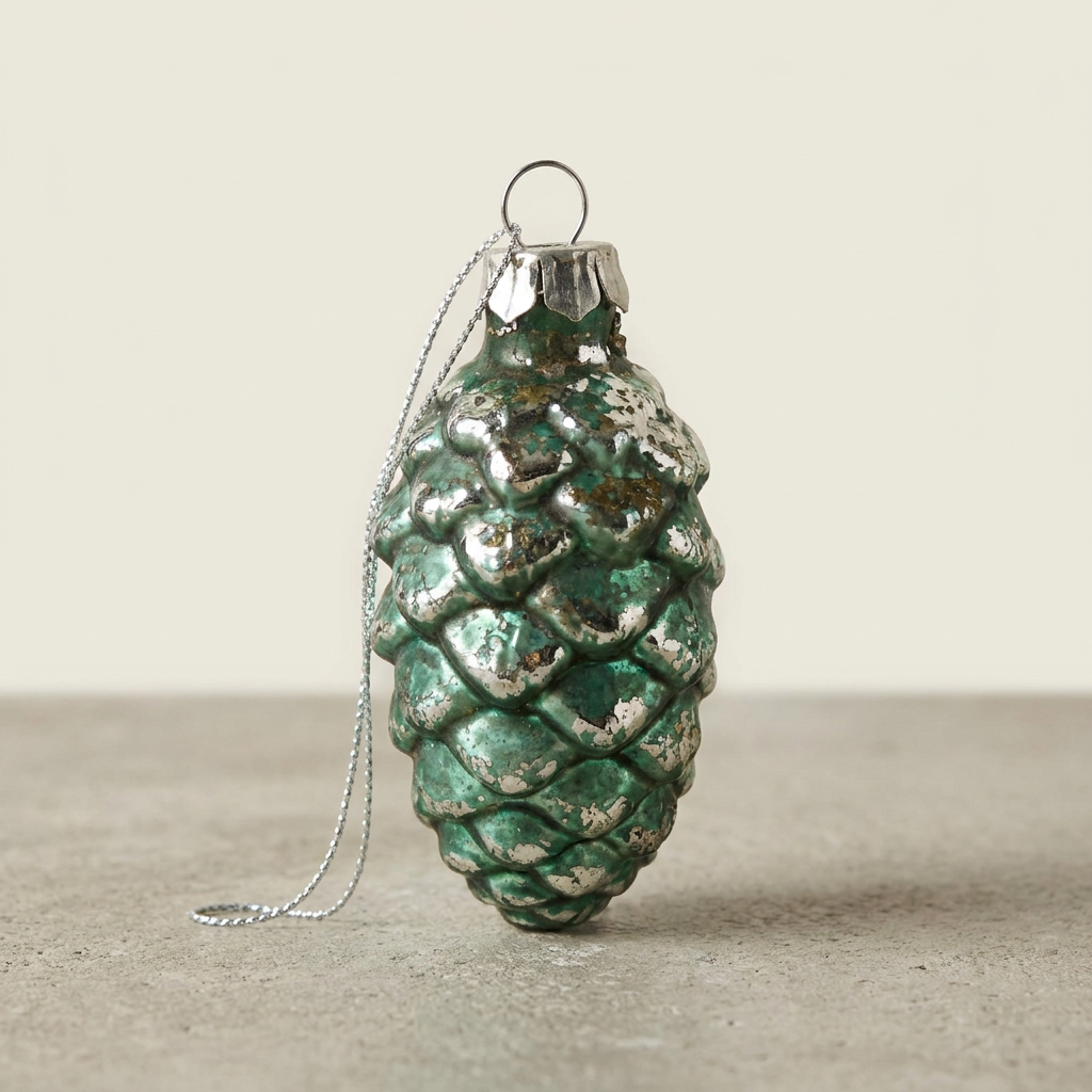Hand-Painted Pinecone Ornament