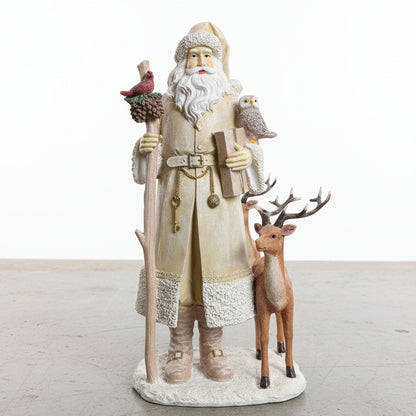 Santa w/ Cardinal & Reindeer