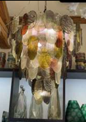 Glass Murano Oval Piastre Chandelier