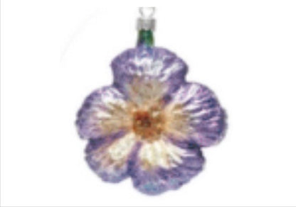 Pansy Blossom Ornament
