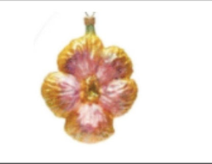 Pansy Blossom Ornament