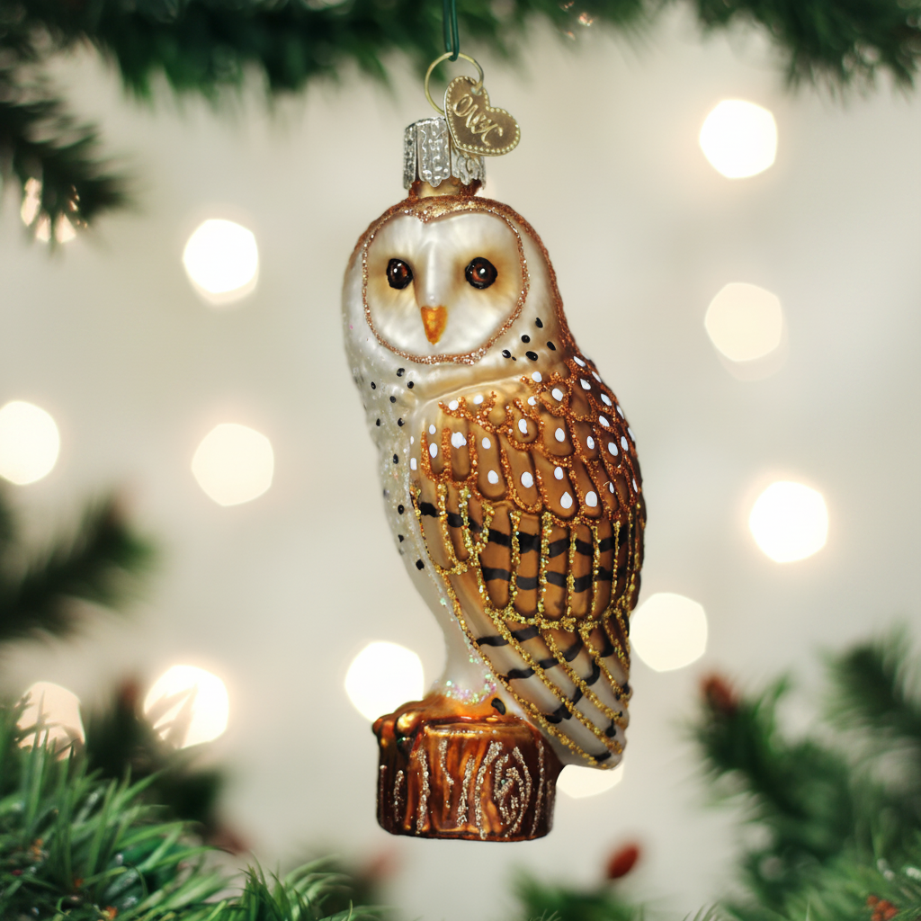 Barn Owl Ornament
