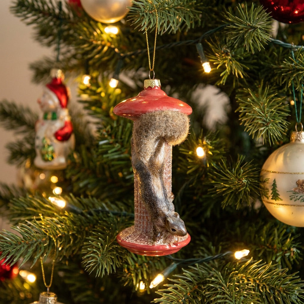 Pesky Squirrel Ornament