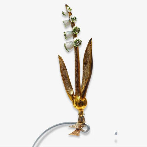Blown Glass Flower Clip Ornament Collection