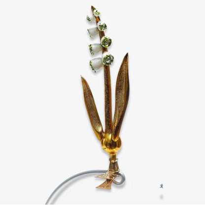 Blown Glass Flower Clip Ornament Collection