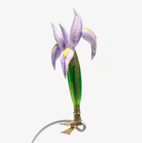 Blown Glass Flower Clip Ornament Collection