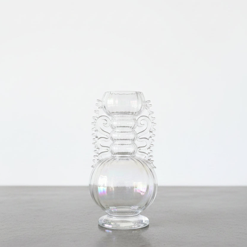 Vintage Iridescent Flower Vase