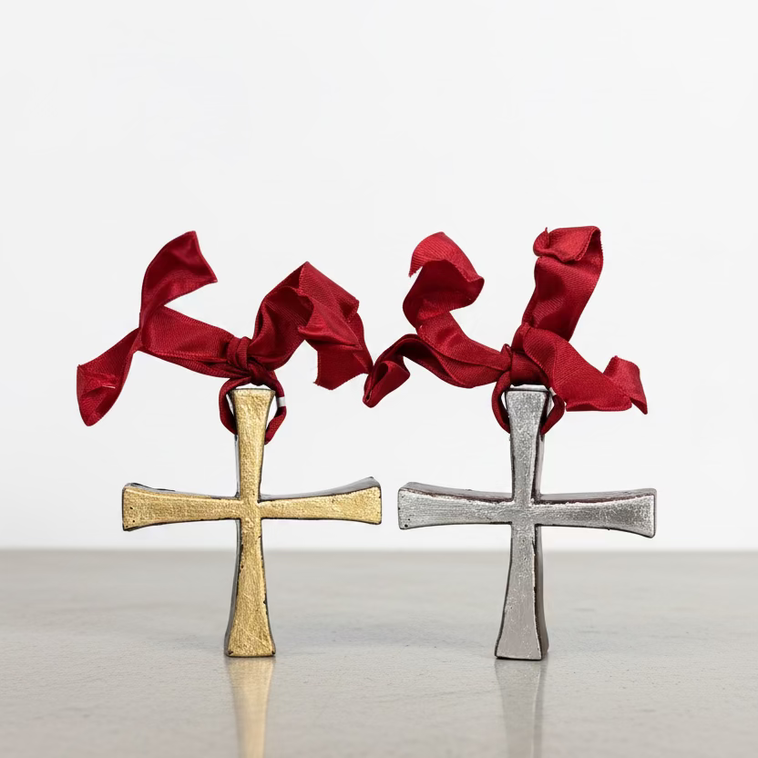 Barbara Biel Cross Ornament