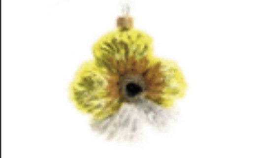 Pansy Blossom Ornament