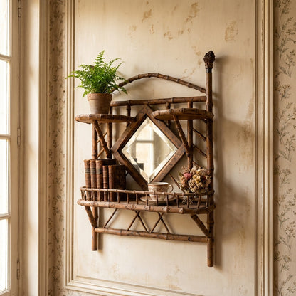 Vintage Bamboo Étagère