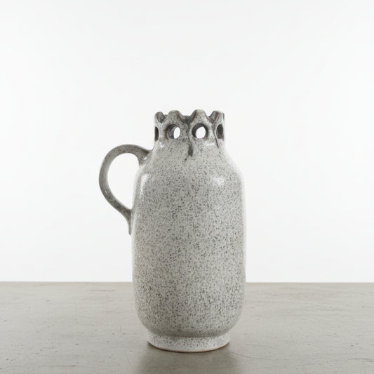 Vintage White Ceramano Pitcher Vase, 'Royal' Series