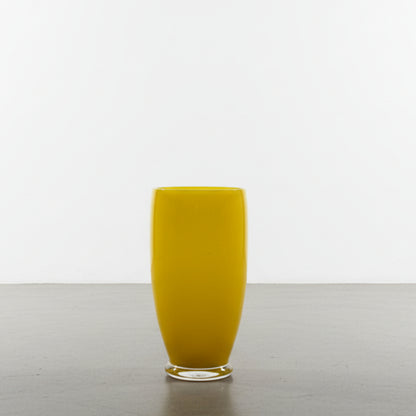Yellow Carlo Morretti Glass Vase