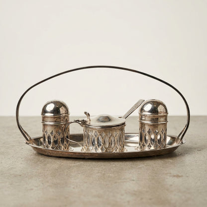 Vintage Silver Cruet Set